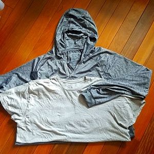 Fog hoodie and polo shirt